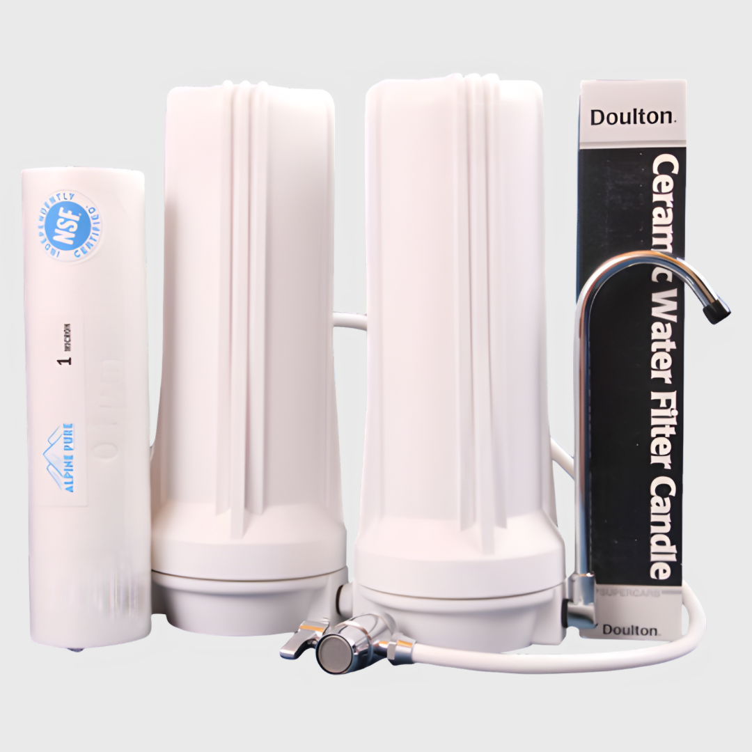 Twin Benchtop E-Coli Filtration System 10"