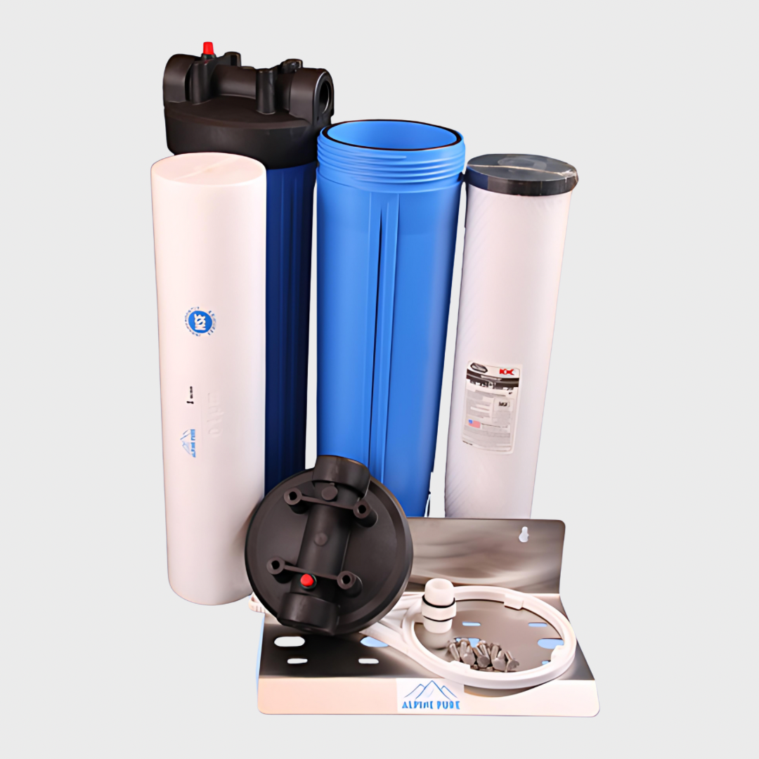 Whole House Water Filter System - 20" CTO Kit with 1 Micron Prefilter